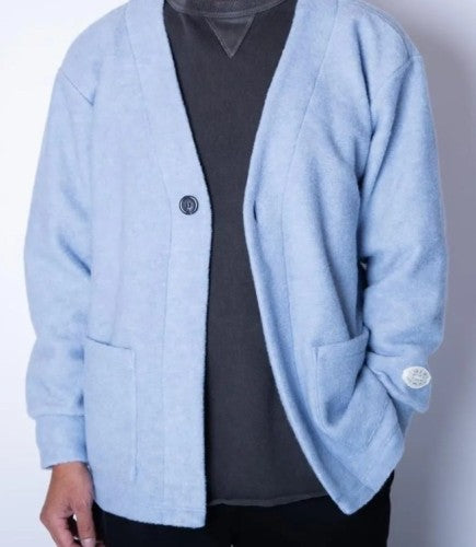1ボタンカーディガン 125-609（カラー：BLUE）