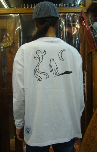 FX20-601 Mark Gonzales(マーク・ゴンザレス) x FLATLUX - Alien Ls-T（カラー：white）コラボレーション商品
