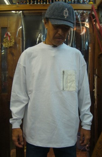 FX20-601 Mark Gonzales(マーク・ゴンザレス) x FLATLUX - Alien Ls-T（カラー：white）コラボレーション商品