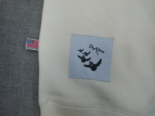 FX20-602 Mark Gonzales(マーク・ゴンザレス)  x FLATLUX - Love Hoodie（カラー：oatmeal）サイズ：L（日本サイズ）コラボレーション商品