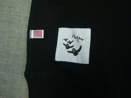 FX20-602 Mark Gonzales(マーク・ゴンザレス)  x FLATLUX - Love Hoodie（カラー：black）サイズ：L（日本サイズ）コラボレーション商品