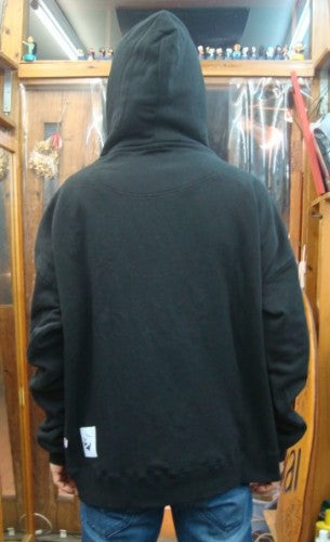FX20-602 Mark Gonzales(マーク・ゴンザレス)  x FLATLUX - Love Hoodie（カラー：black）サイズ：L（日本サイズ）コラボレーション商品