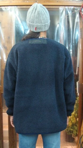 シープボアZIPブルゾン 424-059（カラー：NAVY）
