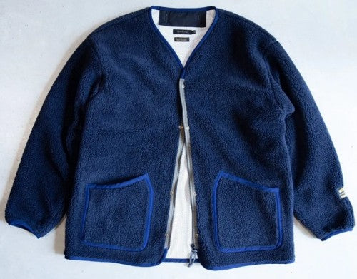 シープボアZIPブルゾン 424-059（カラー：NAVY）