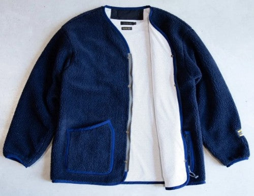 シープボアZIPブルゾン 424-059（カラー：NAVY）