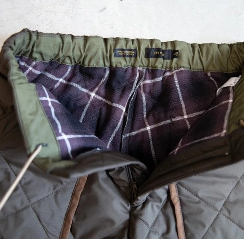 キルティングベイカーパンツ 225-197（カラー：OLIVE）