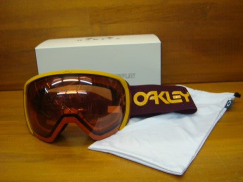 OAKLEY(オークリー)FACTORY PILOT COLLLECTION FLIGHT PATH XL 0OO7110 _ 71102100/Factory Pilot Mustard Yellow Grenache/PRIZM SNOW Prizm Persimmon