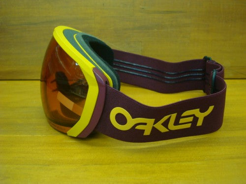 OAKLEY(オークリー)FACTORY PILOT COLLLECTION FLIGHT PATH XL 0OO7110 _ 71102100/Factory Pilot Mustard Yellow Grenache/PRIZM SNOW Prizm Persimmon