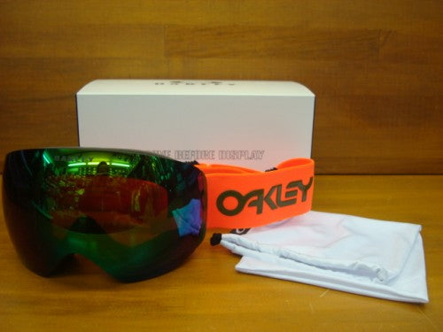 OAKLEY(オークリー)FACTORY PILOT COLLLECTION FLIGHT DECK XL 0OO7050 _ 70508200/Factory Pilot Orange Dark Brush/PRIZM SNOW Prizm Jade Iridium
