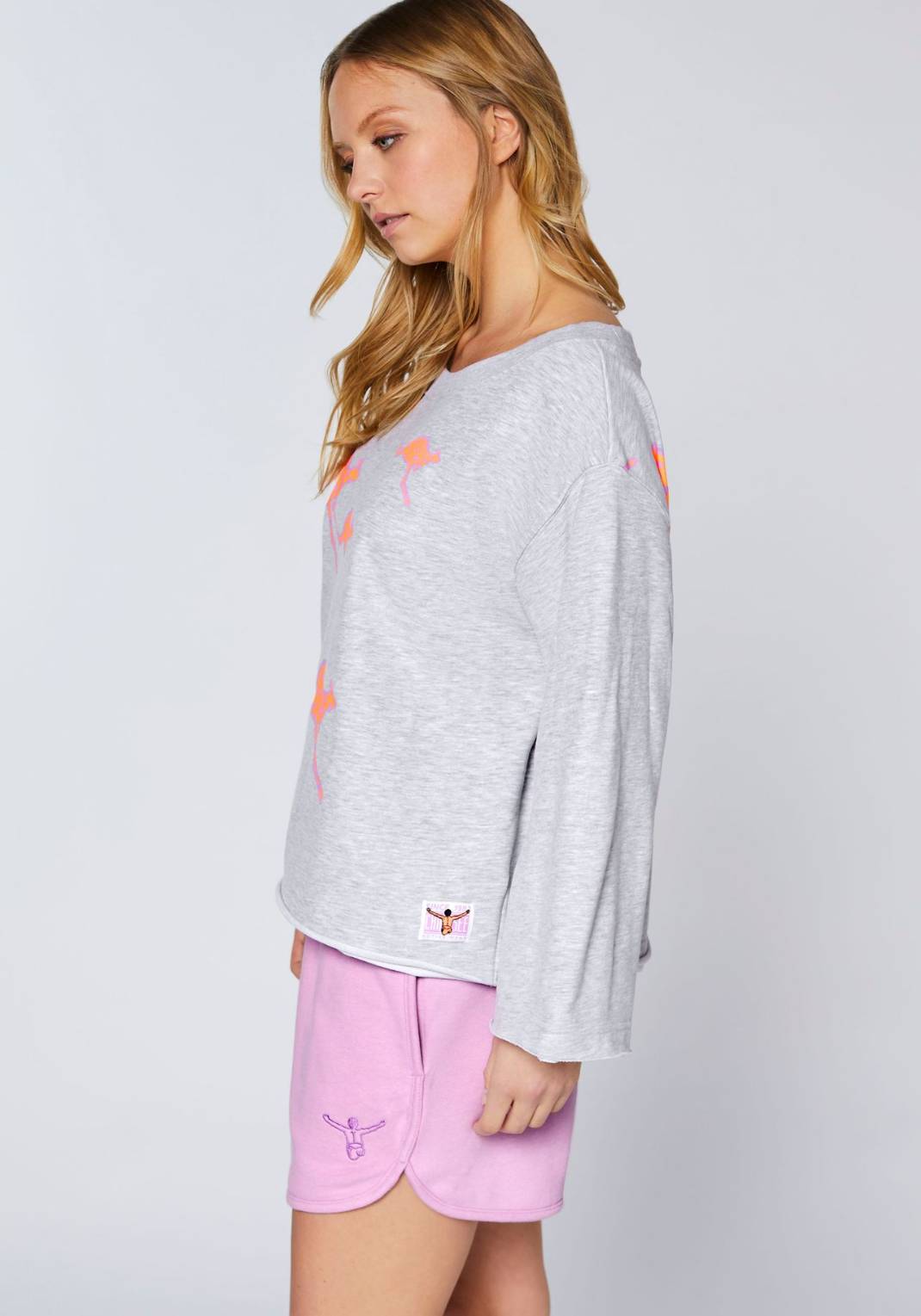 WOMEN SWEATSHIRT 3326064（カラー：15-4101M HIGH-RISE MELANGE）