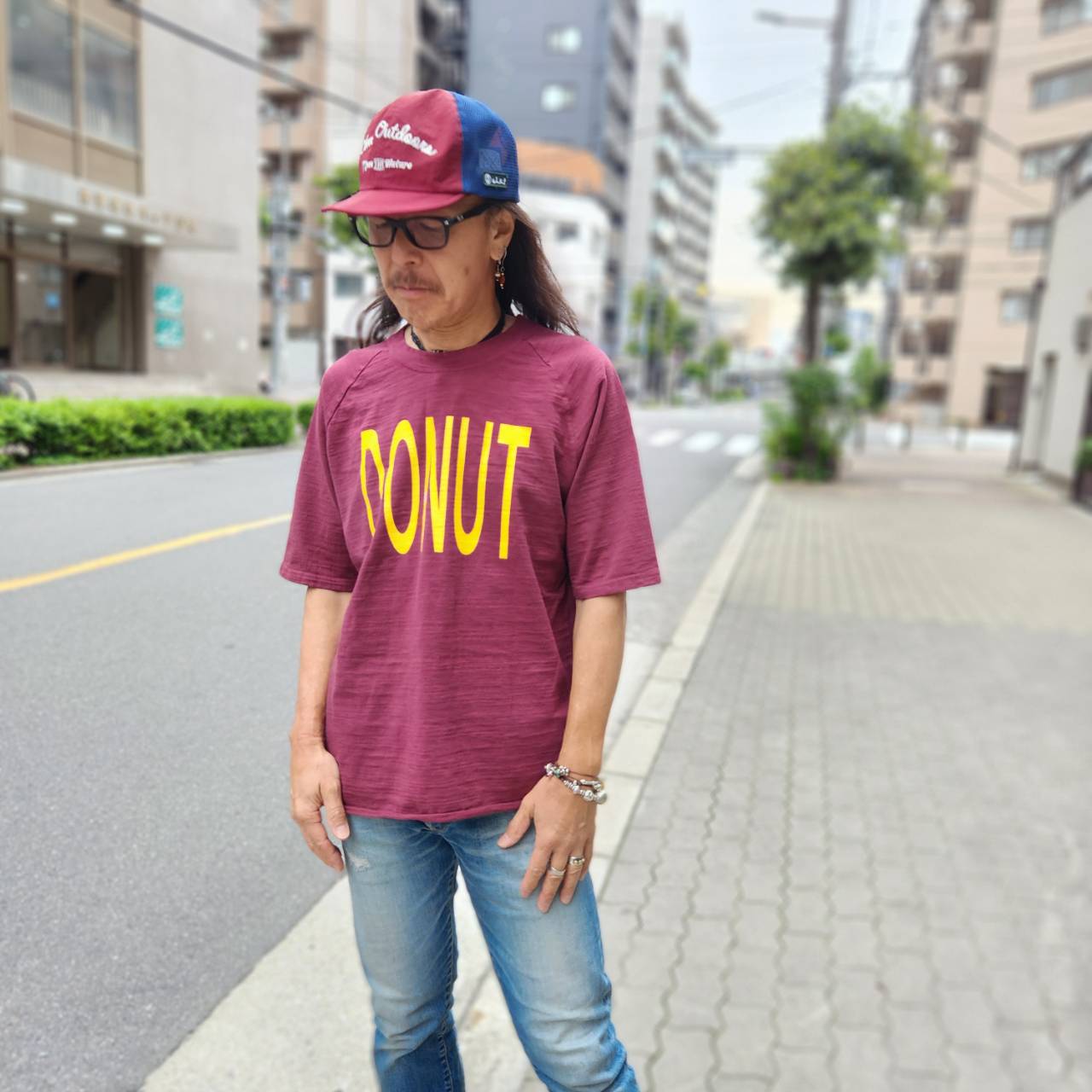 Donut Y-1101A（カラー：バーガンディ）サイズ：UNISEX(男女兼用)ワンサイズのみ（日本サイズ）