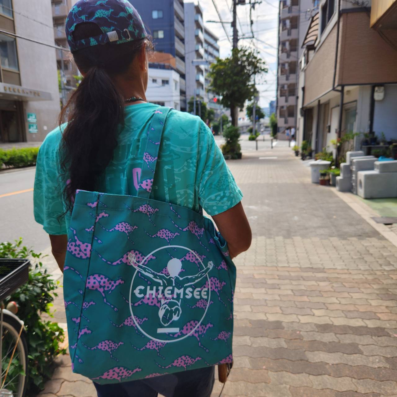 UNISEX BEACH BAG 3326140（カラー：16-5721 MARINE GREEN）