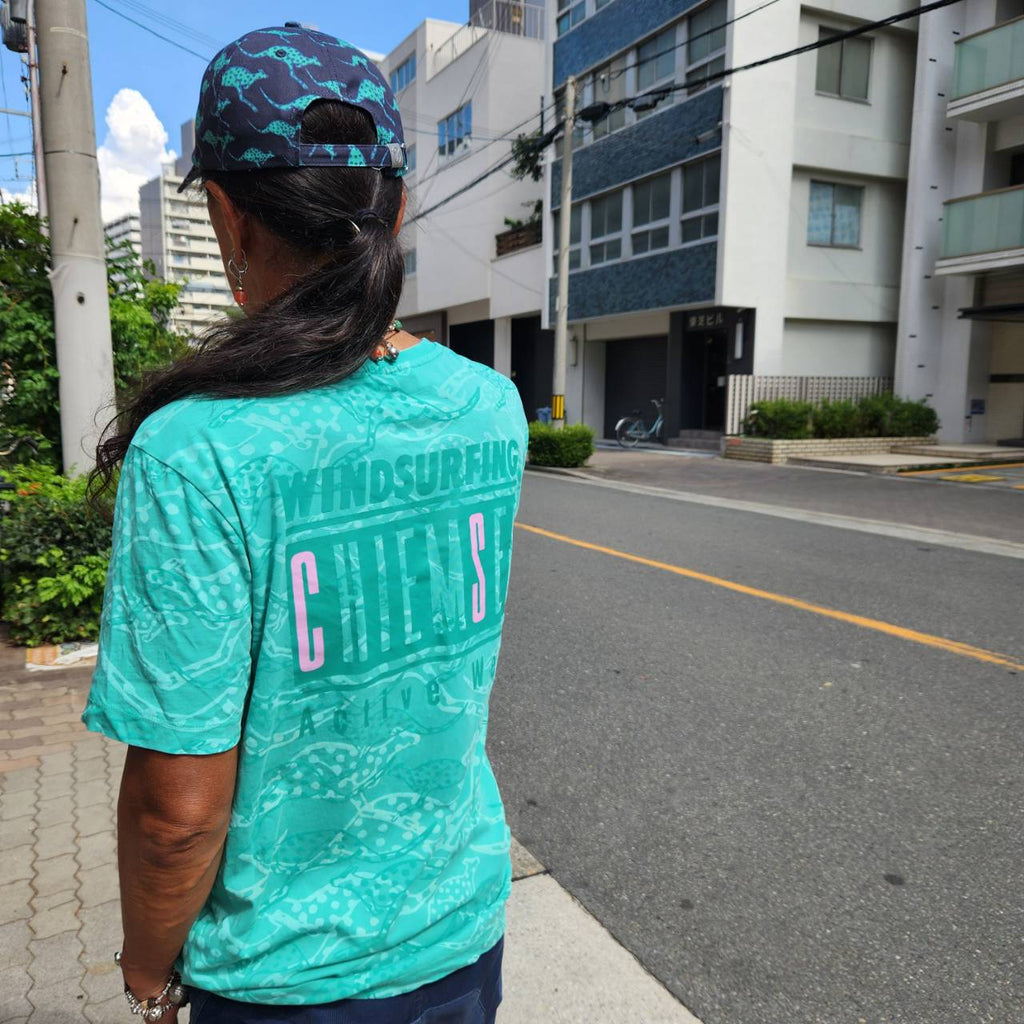 MEN T-SHIRT 3326012（カラー：16-5721 MARINE GREEN）