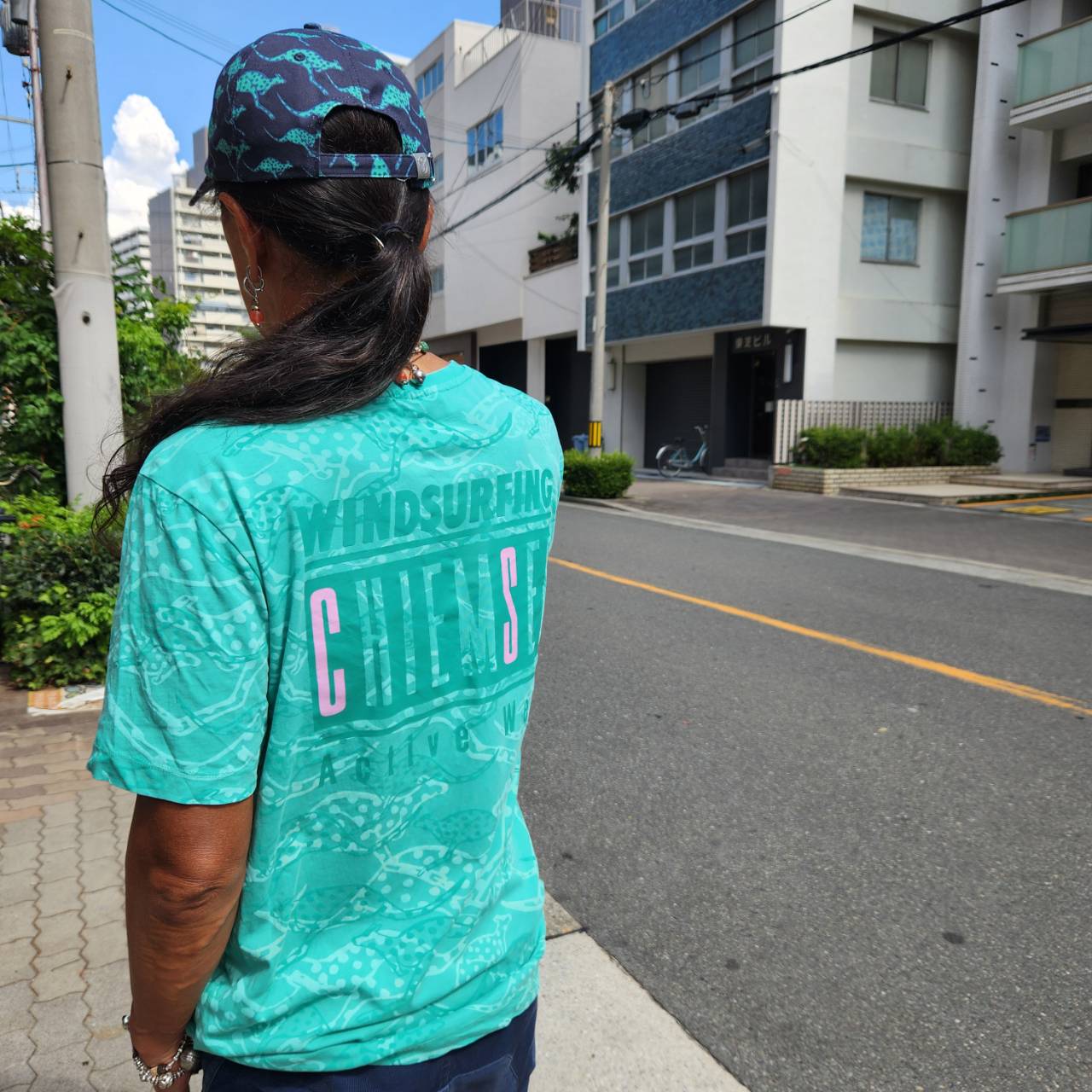 MEN T-SHIRT 3326012（カラー：16-5721 MARINE GREEN）