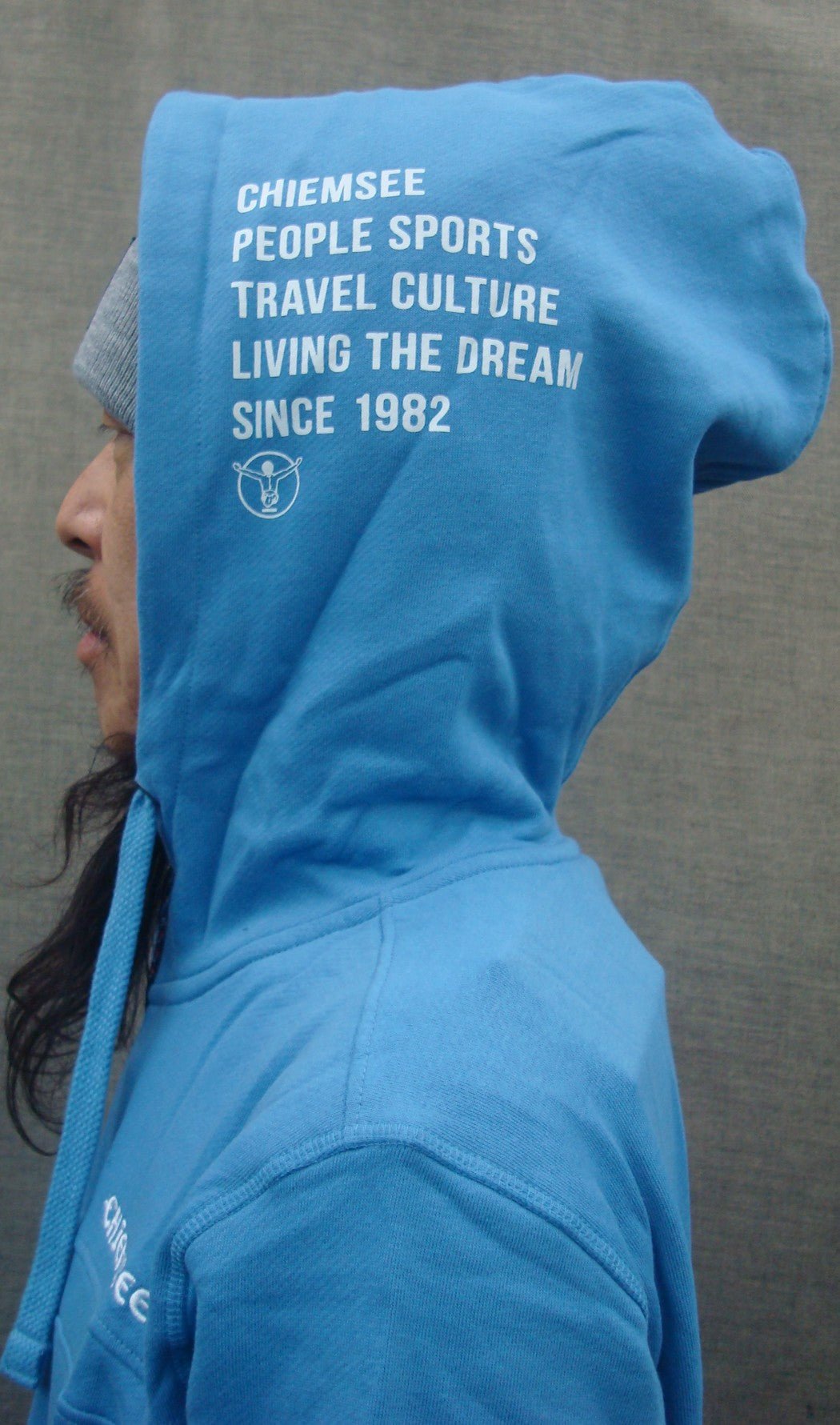MEN HOODED SWEAT JACKET 00017685（カラー：18-4033 BLUE JASPER）