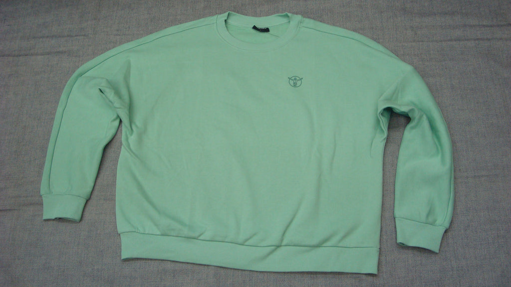 WOMEN SWEATSHIRT 00017352（カラー：14-6319 MEADOW）サイズ：L（レディースEUサイズ）