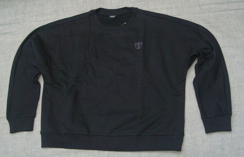 WOMEN SWEATSHIRT 00017352（カラー：19-3911 BLACK BEAUTY）サイズ：L（レディースEUサイズ）