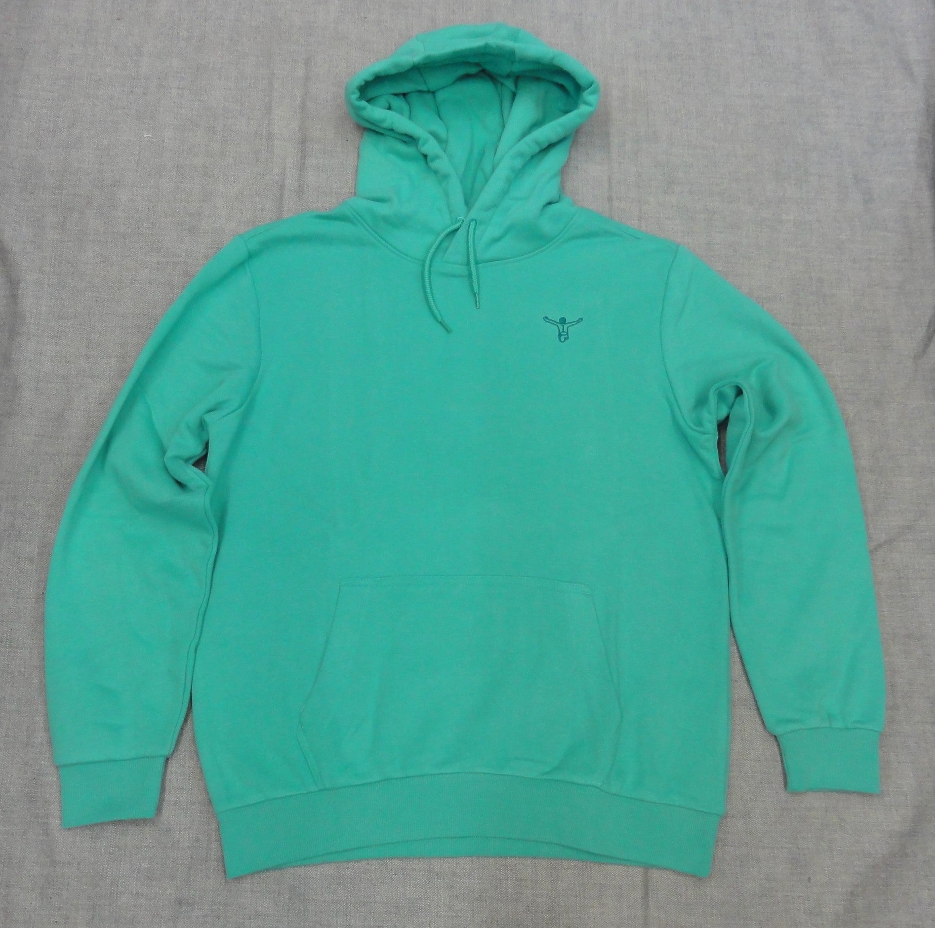 MEN HOODED SWEAT SHIRT 3326003（カラー：16-5721 MARINE GREEN）