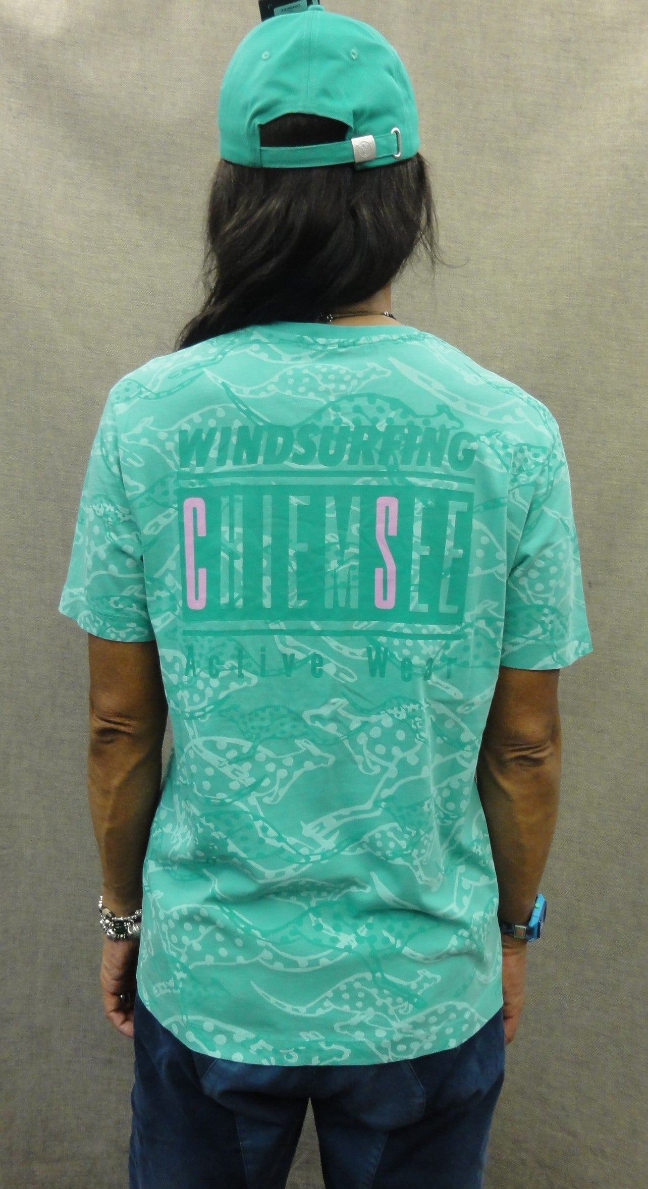 MEN T-SHIRT 3326012（カラー：16-5721 MARINE GREEN）
