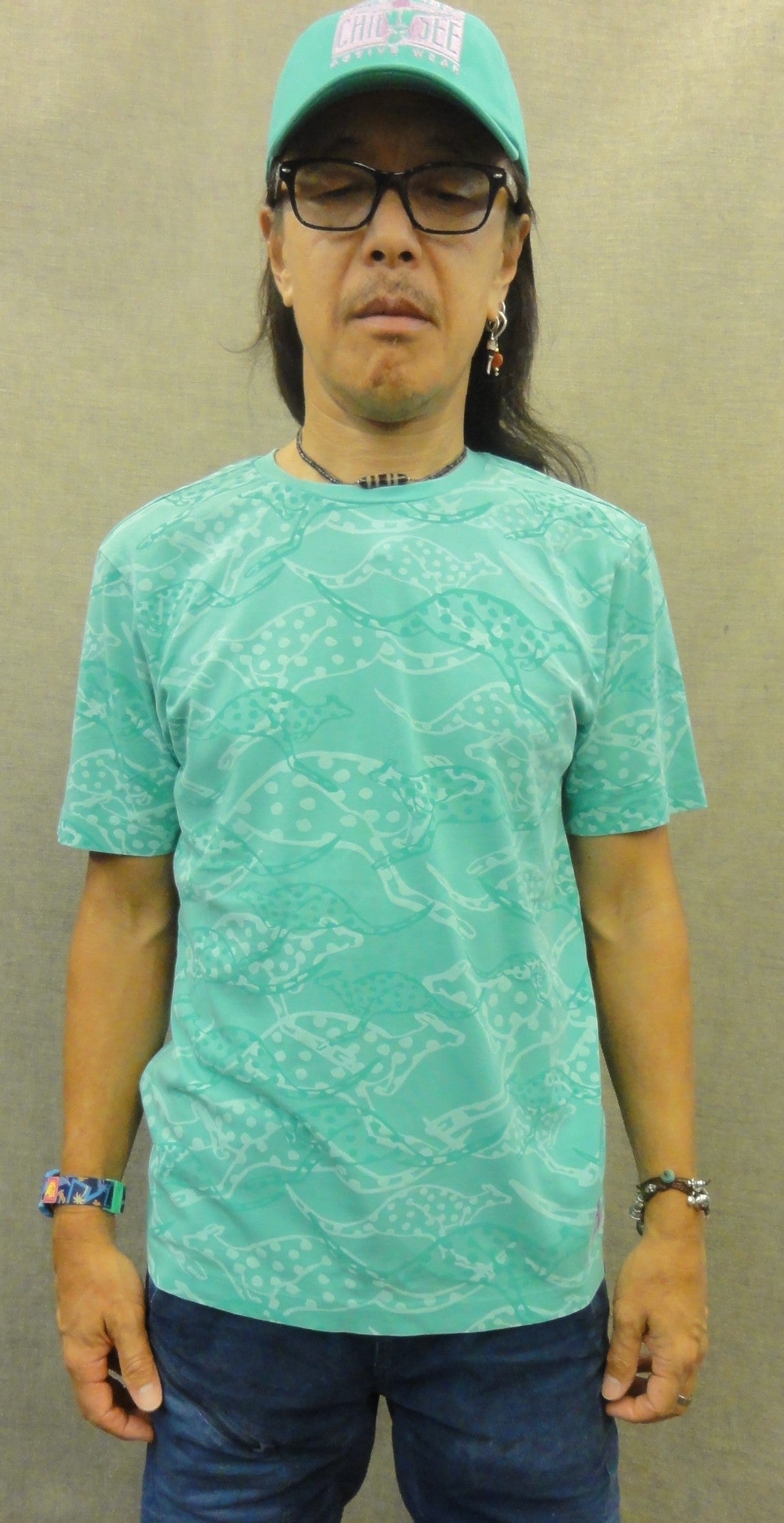 MEN T-SHIRT 3326012（カラー：16-5721 MARINE GREEN）