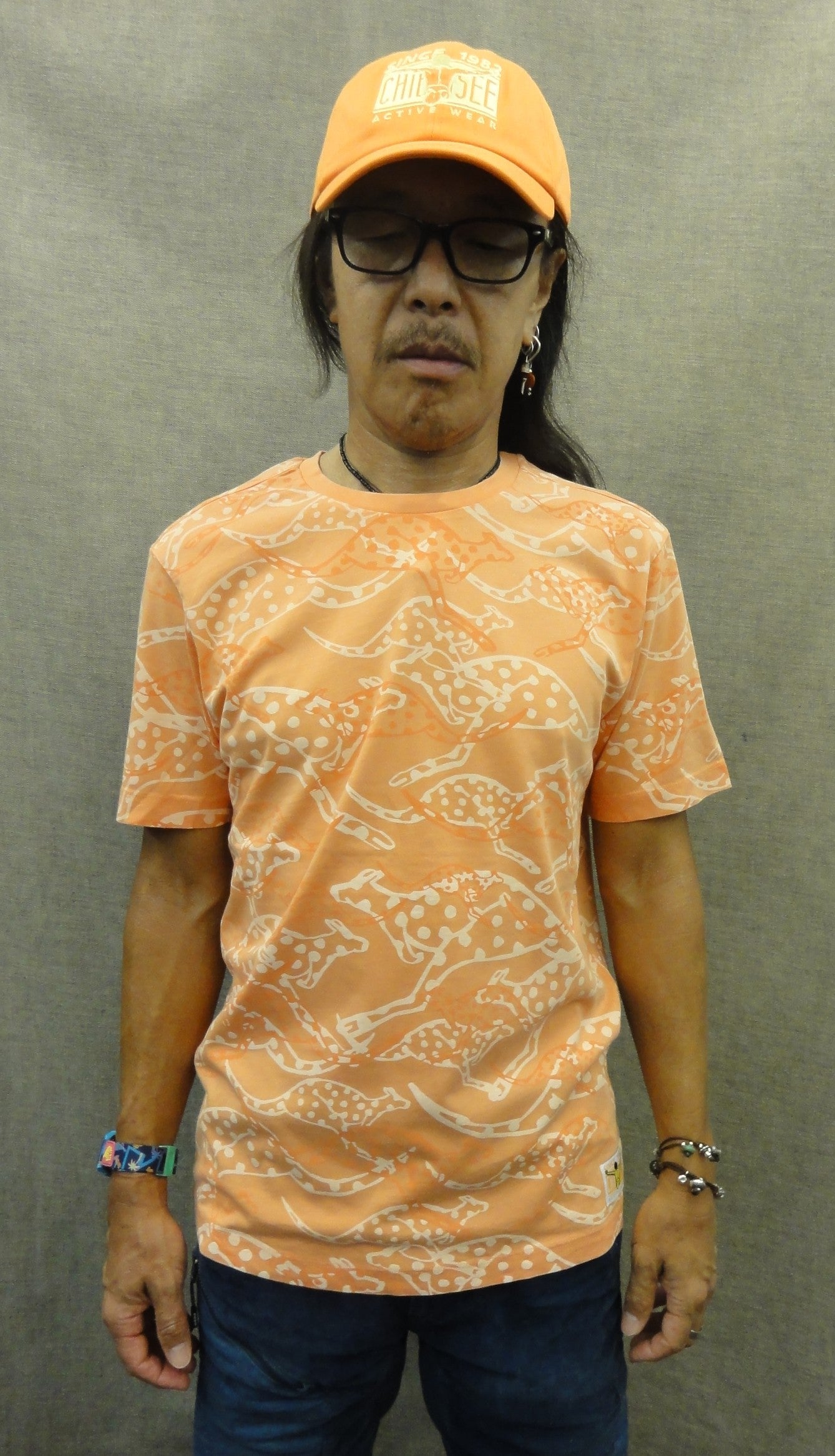 MEN T-SHIRT 3326012（カラー：16-1442 MELON）