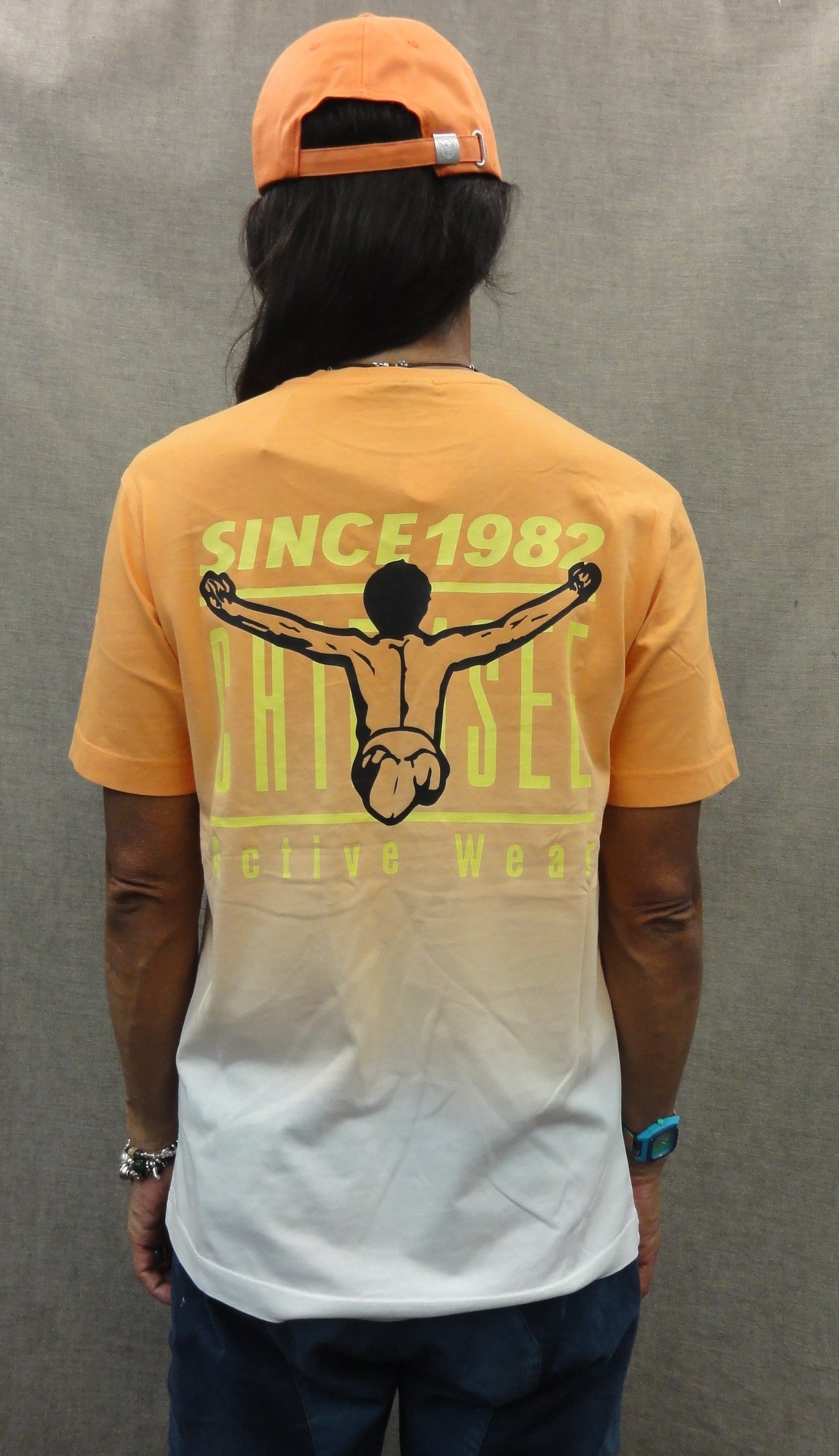 MEN T-SHIRT 3326016（カラー：16-1442 MELON）