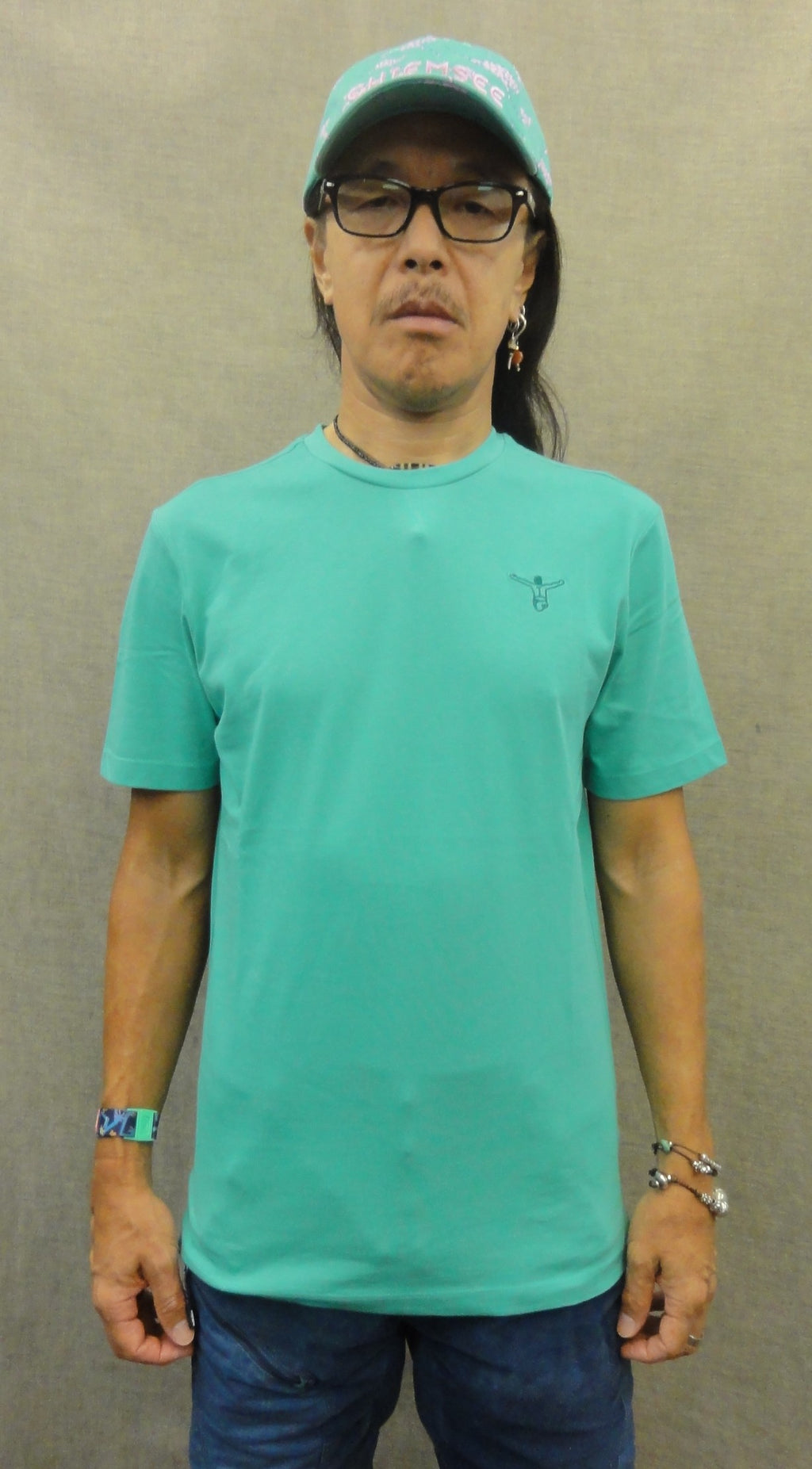 MEN T-SHIRT 3126001（カラー：16-5721 MARINE GREEN）