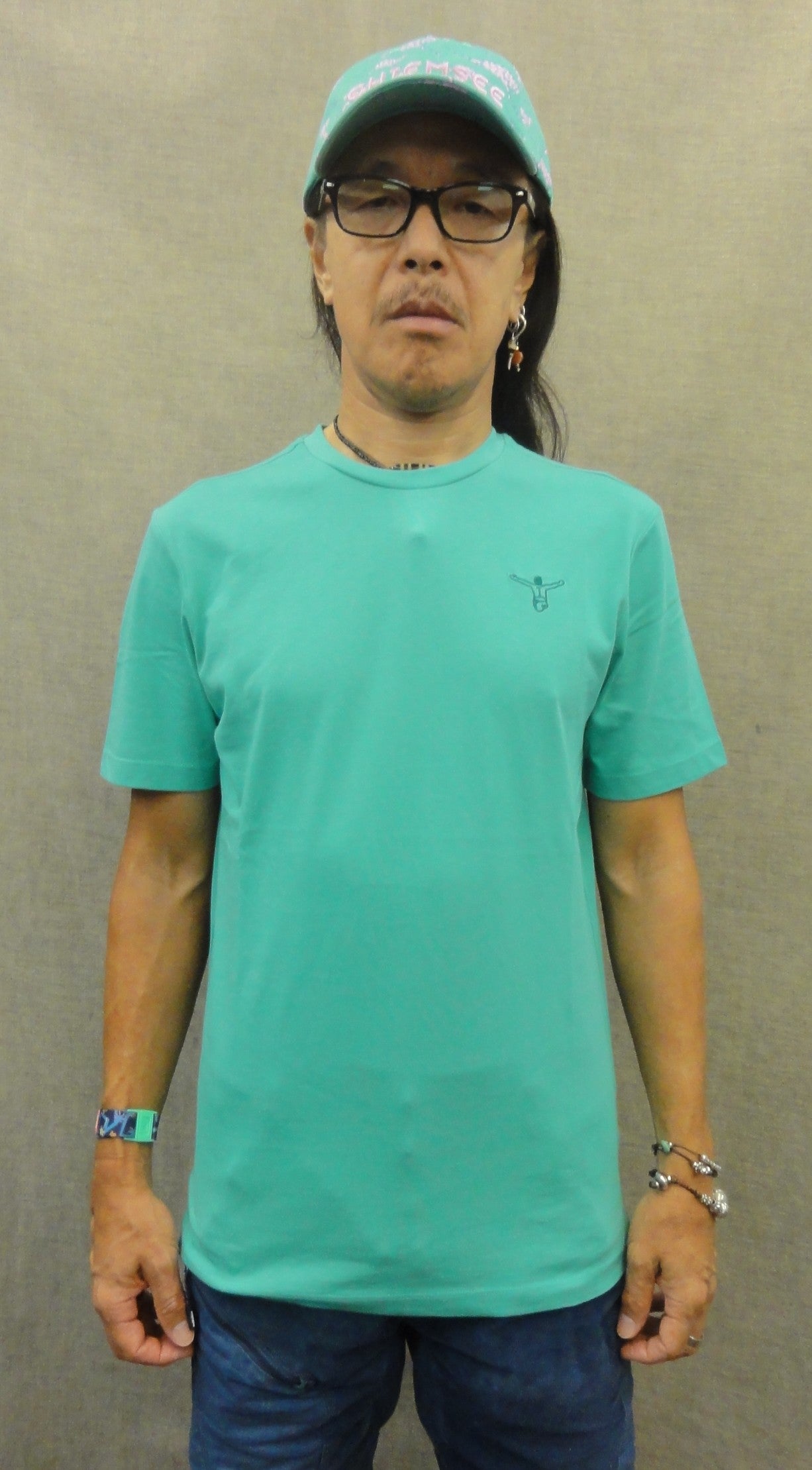 MEN T-SHIRT 3126001（カラー：16-5721 MARINE GREEN）