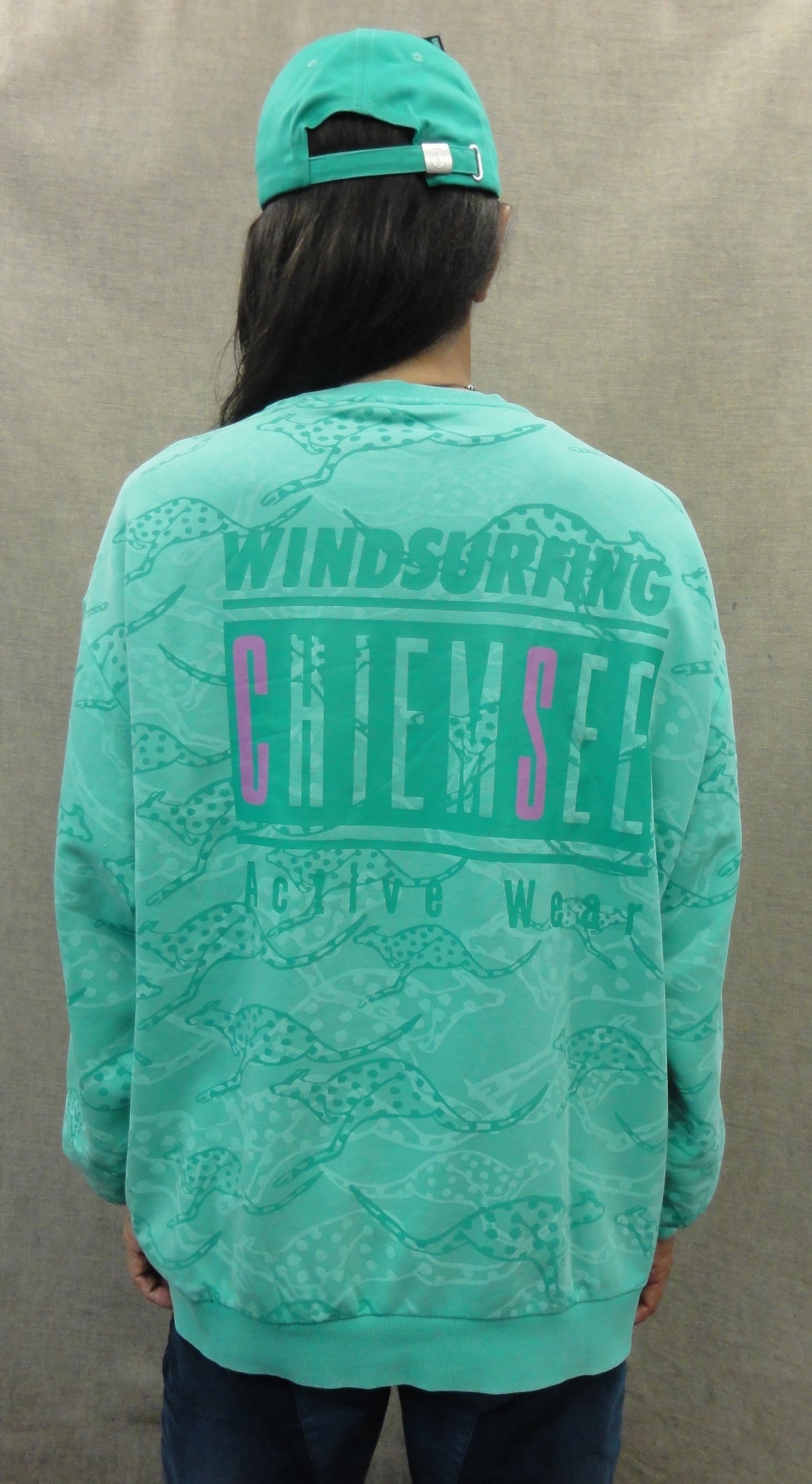 MEN SWEAT SHIRT 3326014（カラー：16-5721 MARINE GREEN）