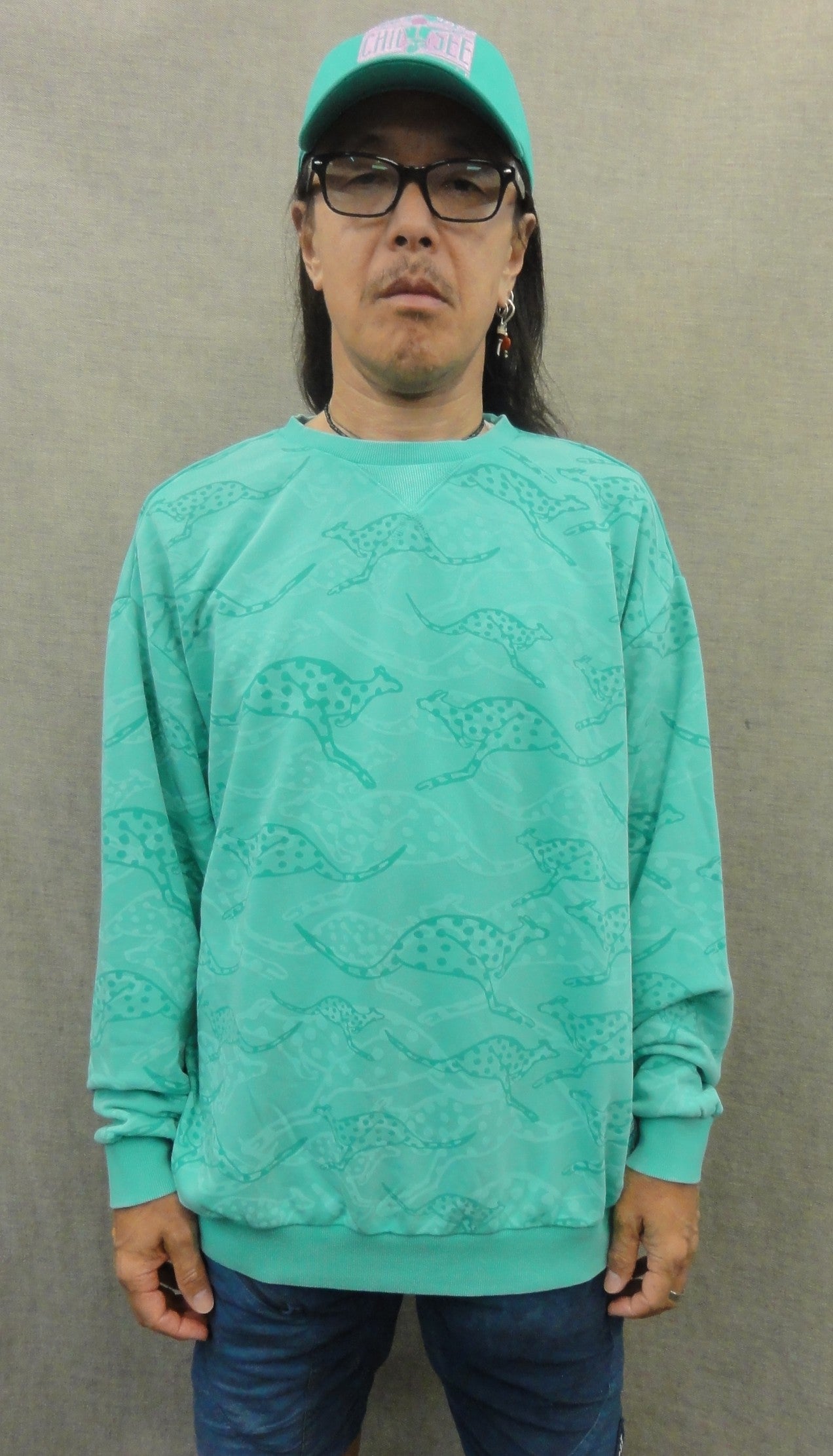 MEN SWEAT SHIRT 3326014（カラー：16-5721 MARINE GREEN）