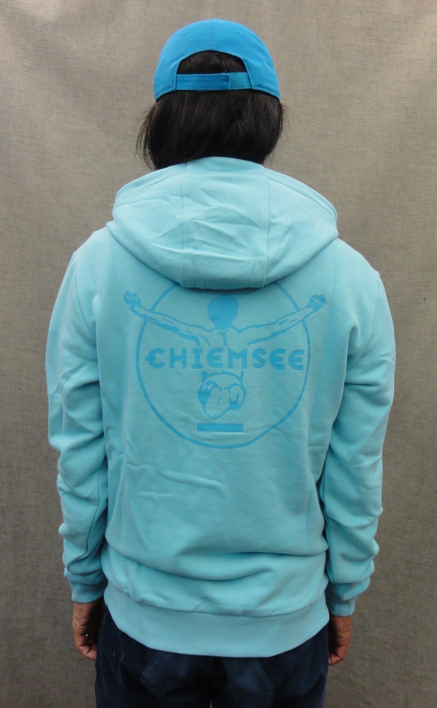 MEN HOODED SWEAT SHIRT 3326003（カラー：13-4307 TROPICAL BREEZE）