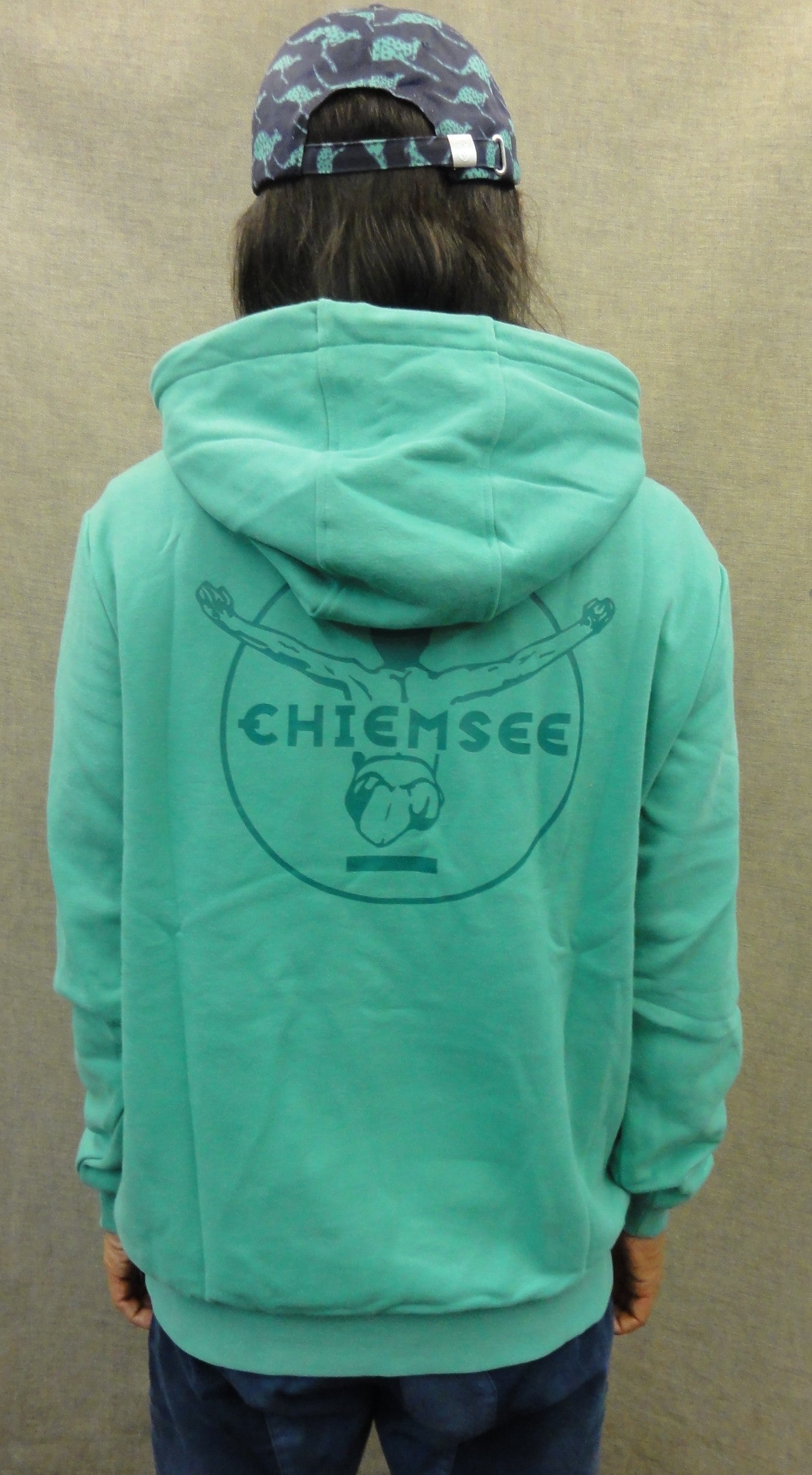 MEN HOODED SWEAT SHIRT 3326003（カラー：16-5721 MARINE GREEN）