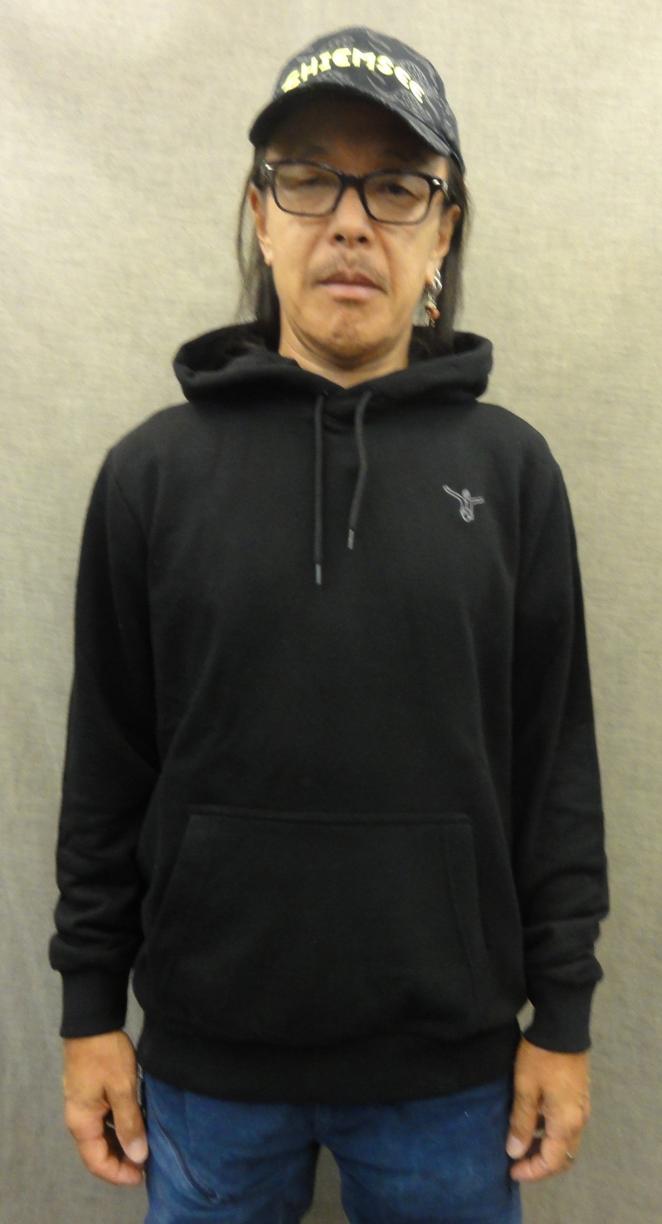 MEN HOODED SWEAT SHIRT 3326003（カラー：90 BLACK）