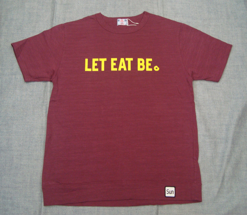 LET EAT BE Y-1098D（カラー：バーガンディ）サイズ：M（日本サイズ）
