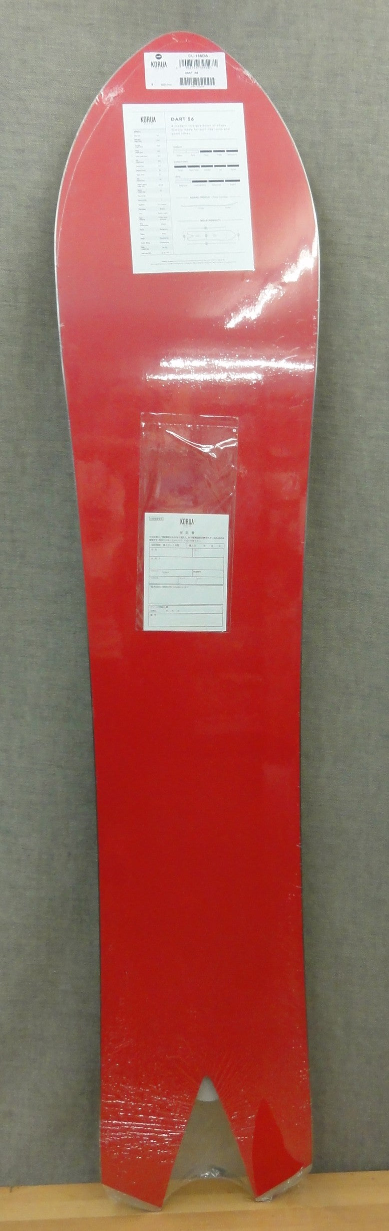 KORUA SHAPES SNOWBOARDS（コルアシェイプススノーボード）DART （ダート）156cm　トップシート（Gloss（グロス））・・店頭のみの販売！・・在庫１点有