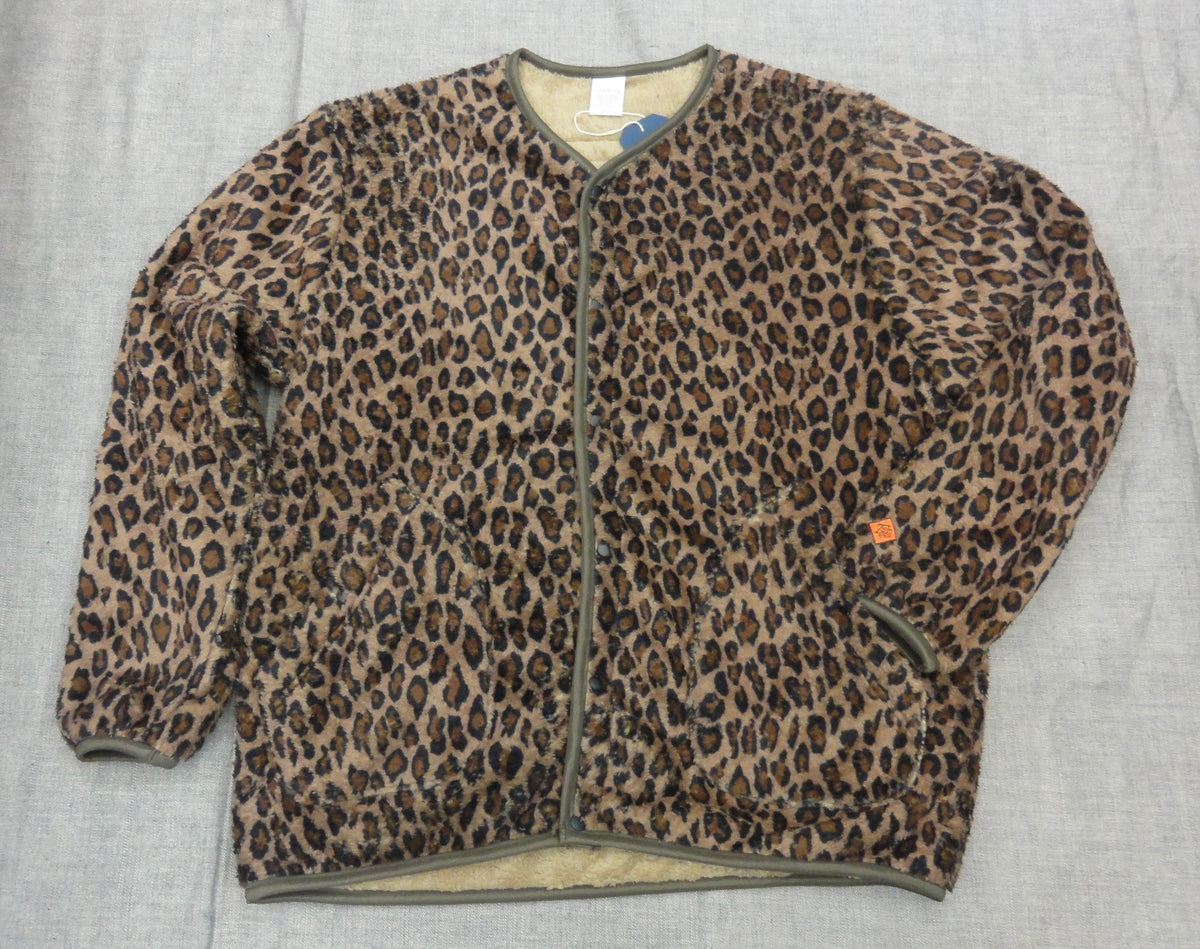 レオパードボアフリースJKT 126-641（カラー：BROWN）