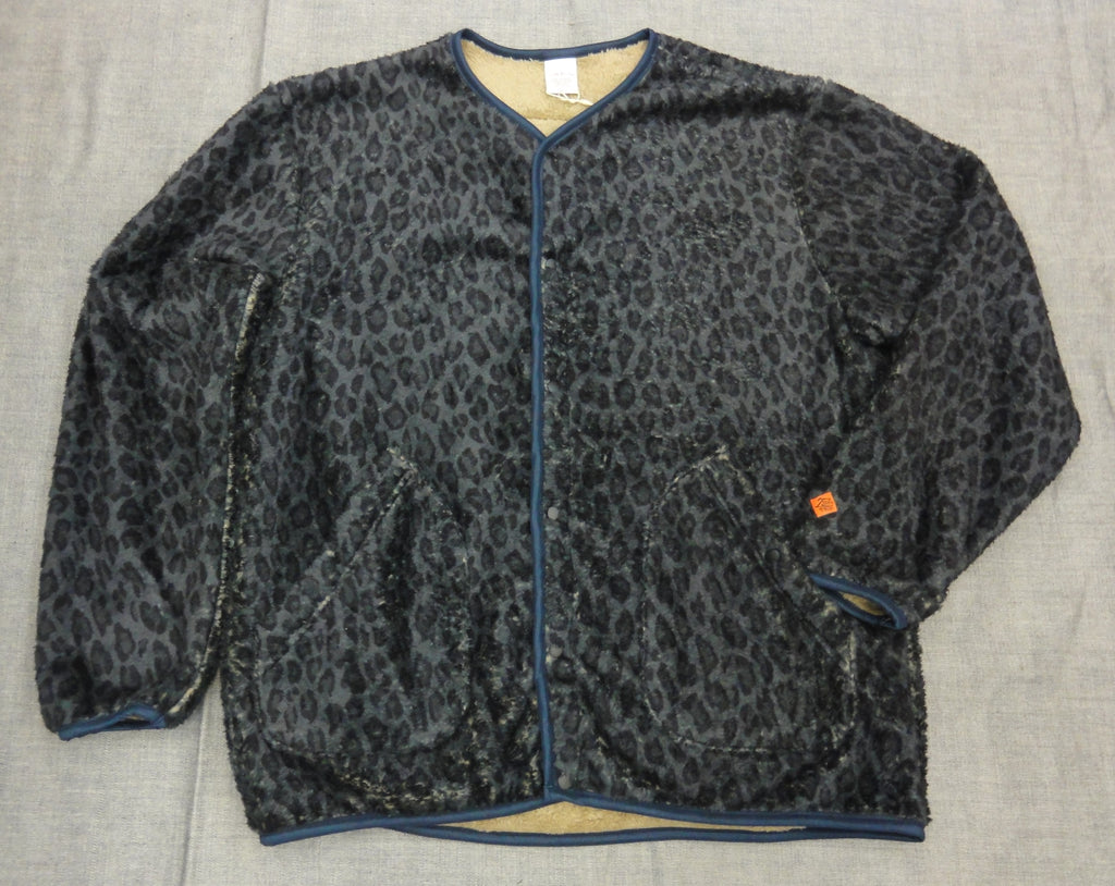 レオパードボアフリースJKT 126-641（カラー：BLUE）