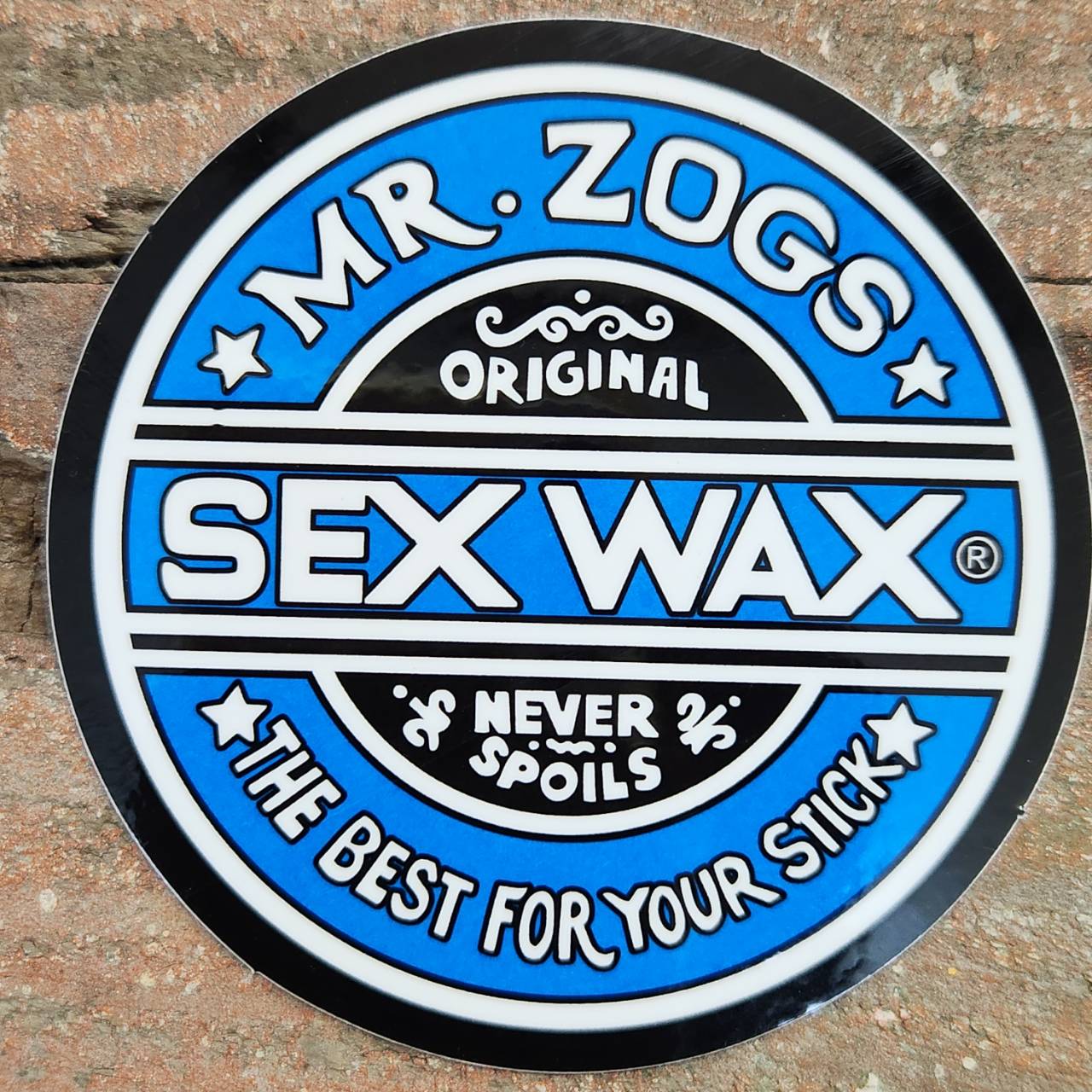 SEX WAX CIRCLE STICKERS（セックスワックスサークルステッカー） 7.5cm　カラー：１