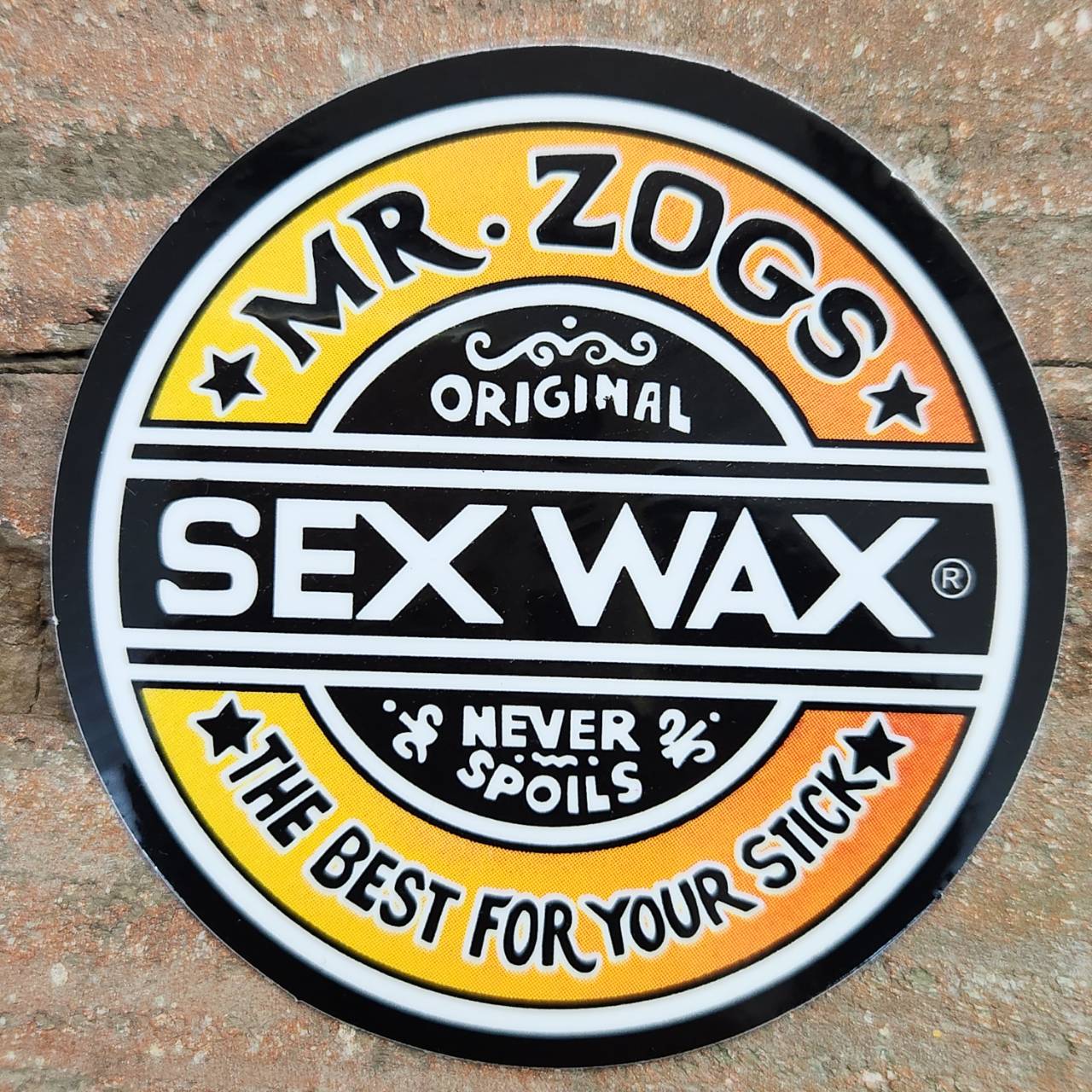 SEX WAX CIRCLE STICKERS（セックスワックスサークルステッカー） 7.5cm　カラー：６