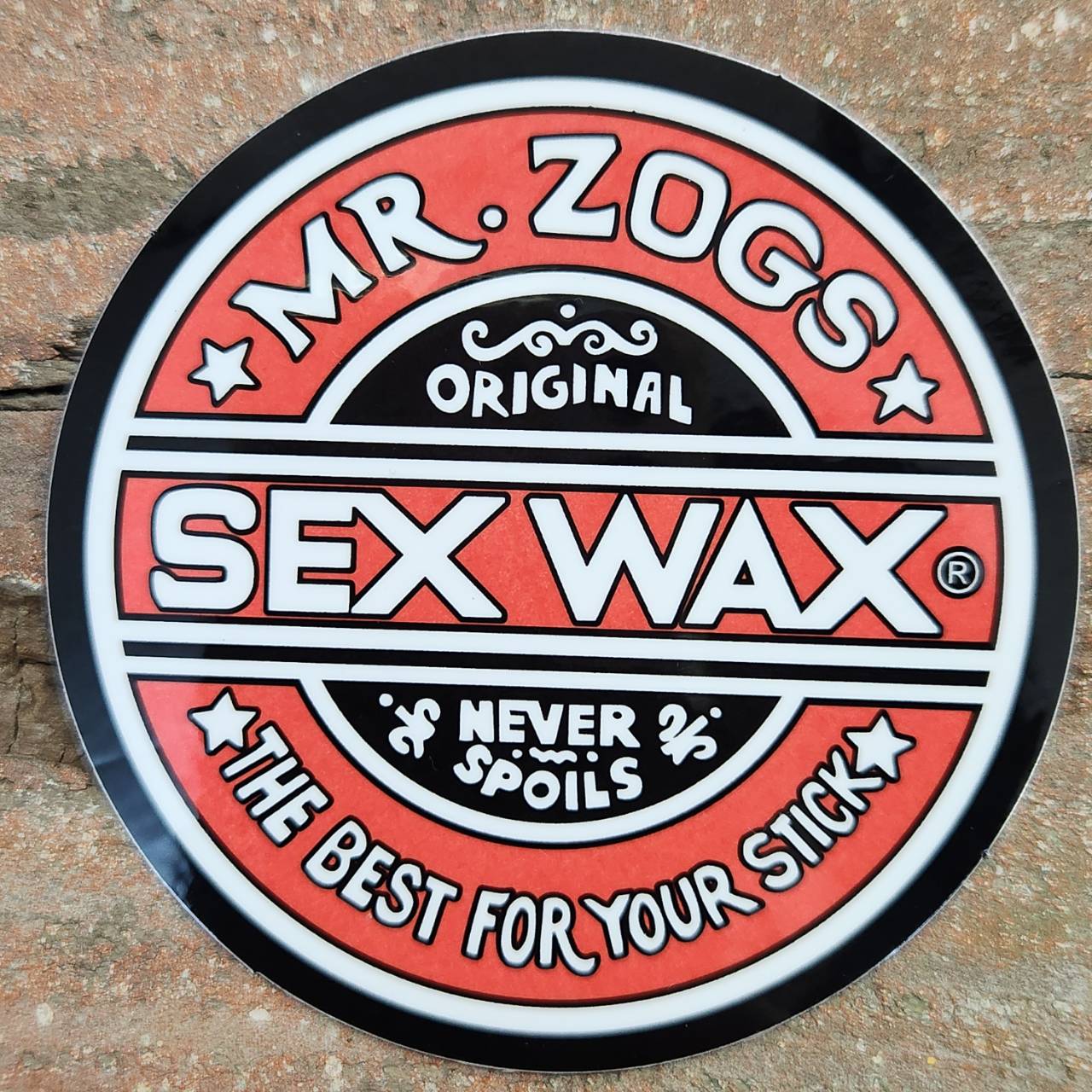 SEX WAX CIRCLE STICKERS（セックスワックスサークルステッカー） 7.5cm　カラー：７