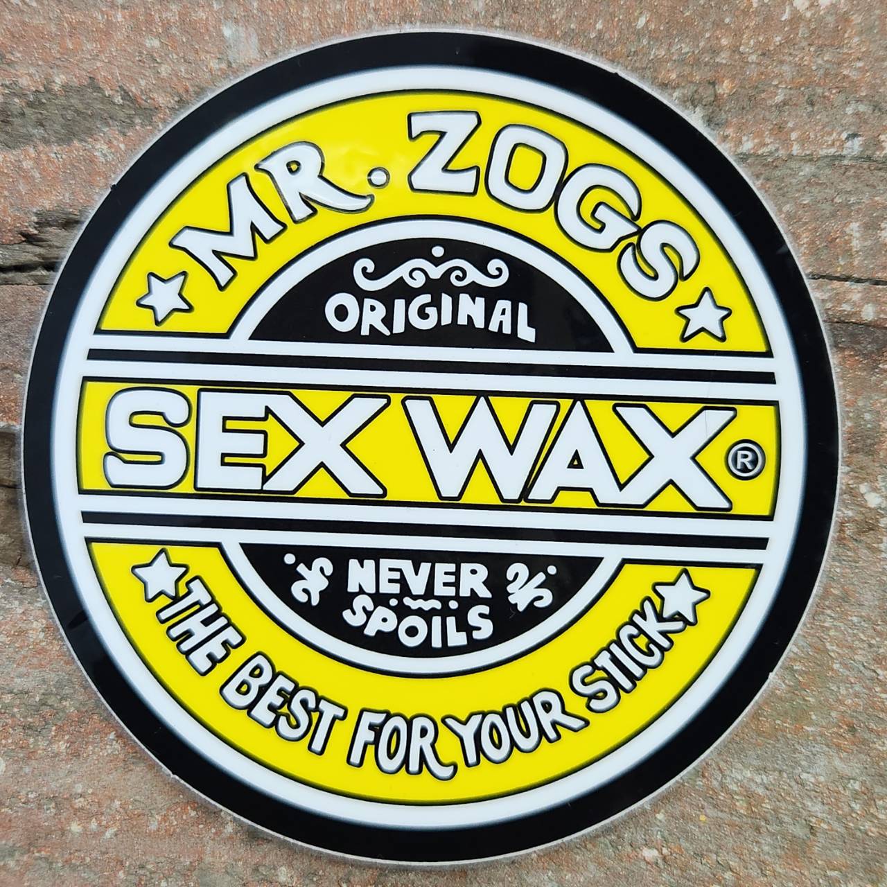 SEX WAX CIRCLE STICKERS（セックスワックスサークルステッカー） 7.5cm　カラー：９