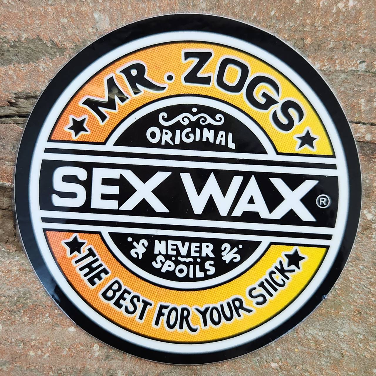 SEX WAX CIRCLE STICKERS（セックスワックスサークルステッカー） 7.5cm　カラー：１１