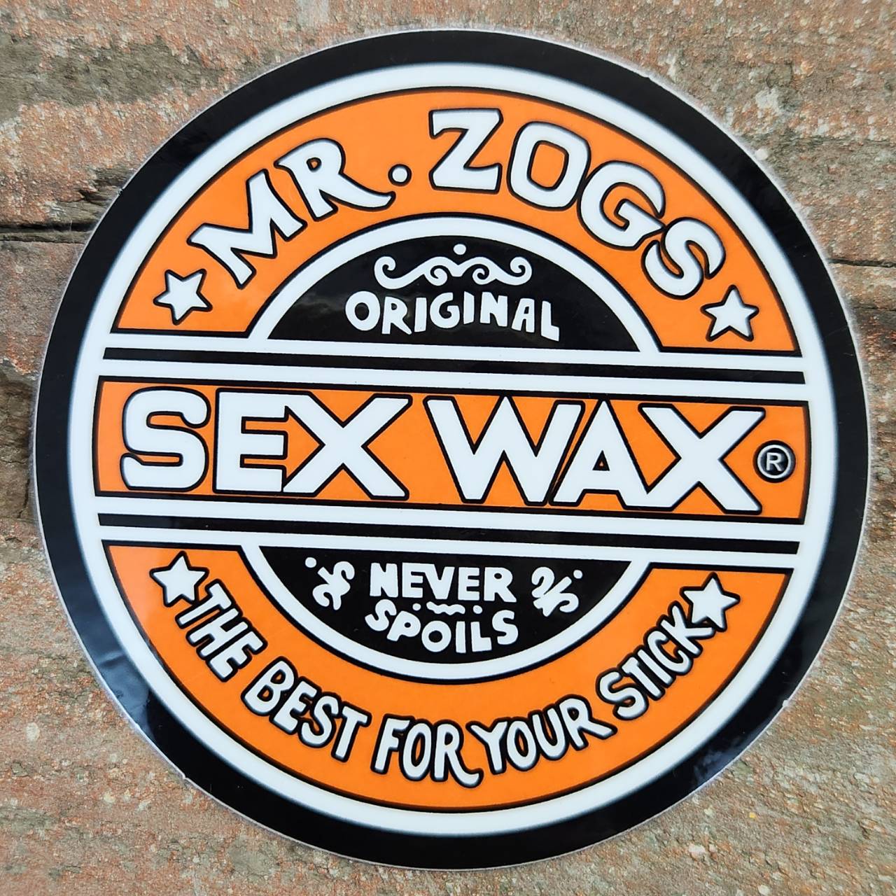 SEX WAX CIRCLE STICKERS（セックスワックスサークルステッカー） 7.5cm　カラー：１５