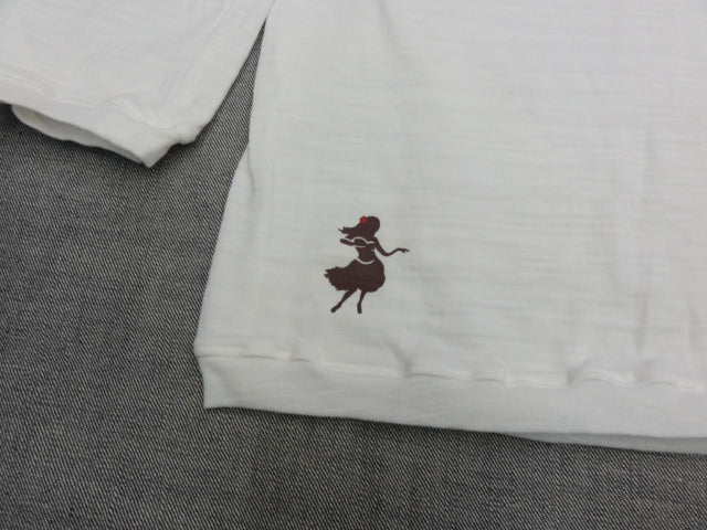ALOHA Y-0943(ビッグTシャツ) UNISEX(男女兼用)ワンサイズのみ(カラー：オフ) 日本サイズ