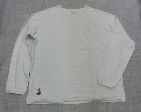 ALOHA Y-0943(ビッグTシャツ) UNISEX(男女兼用)ワンサイズのみ(カラー：サンドグレー) 日本サイズ