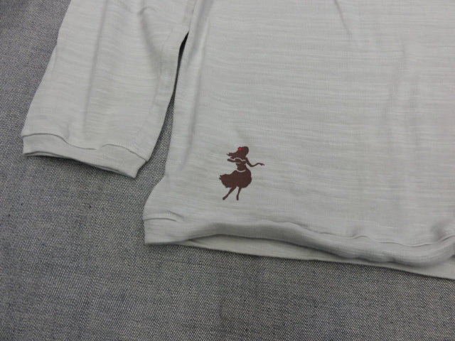 ALOHA Y-0943(ビッグTシャツ) UNISEX(男女兼用)ワンサイズのみ(カラー：サンドグレー) 日本サイズ