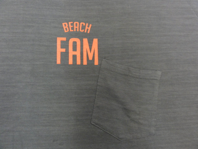 FAM Y-1014B(ビッグポケットTシャツ) UNISEX(男女兼用)ワンサイズのみ(カラー：スミクロ) 日本サイズ