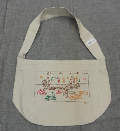 HEAVY CANVAS NEWS PAPER BAG NPB-001E（STYLE：BEACH）