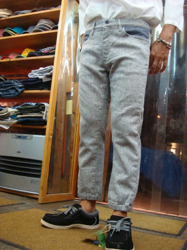 ジャズネップジョグ くるぶし丈裾ゴム仕様 5PKT パンツ 214-033（カラー：GRAY）サイズ：31インチ