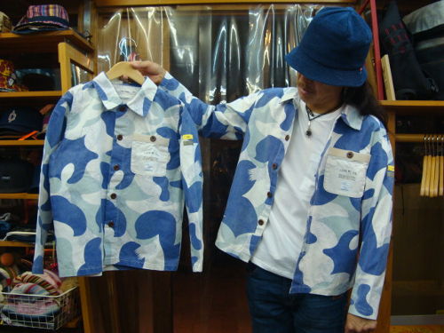 コットンリップストップベルギー軍カモプリント ブルゾン 316-053（カラー：WHITE CAMO）サイズ：M（日本サイズ）・・画像左側の商品となります！